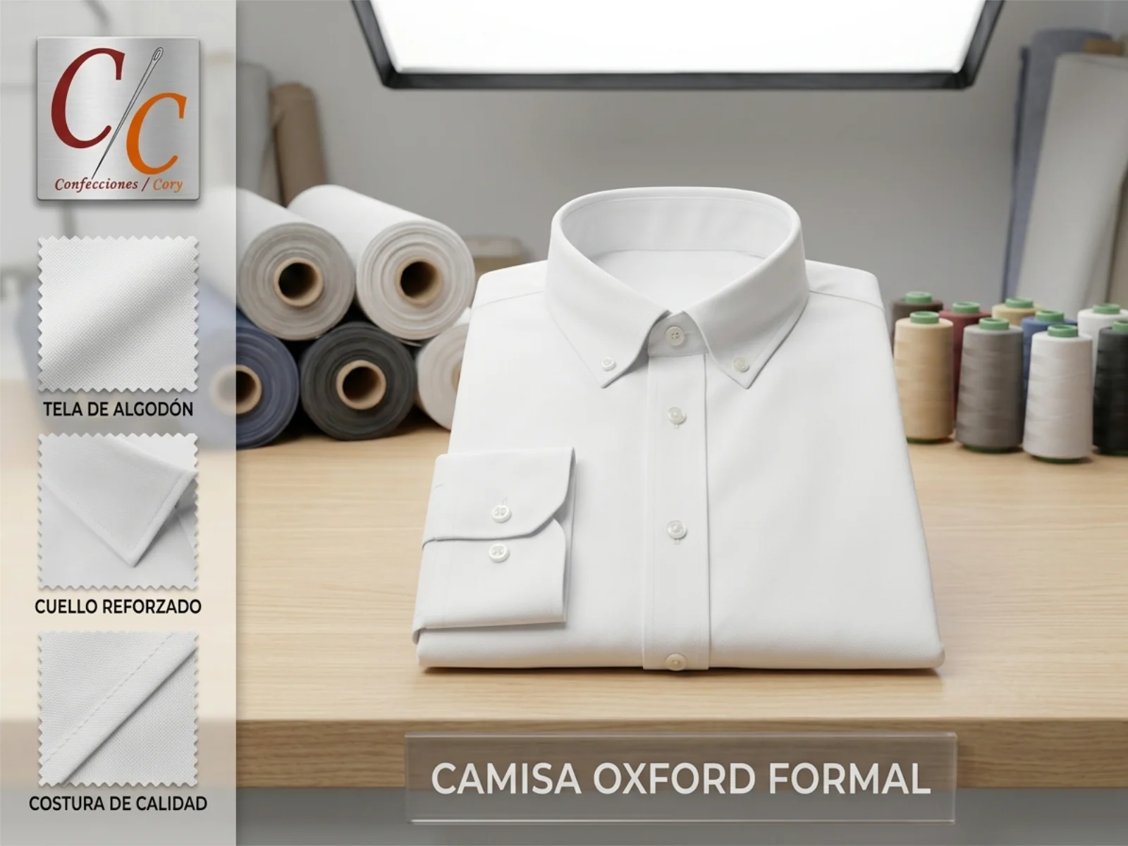Camisas Oxford corporativas de Confecory en Chile