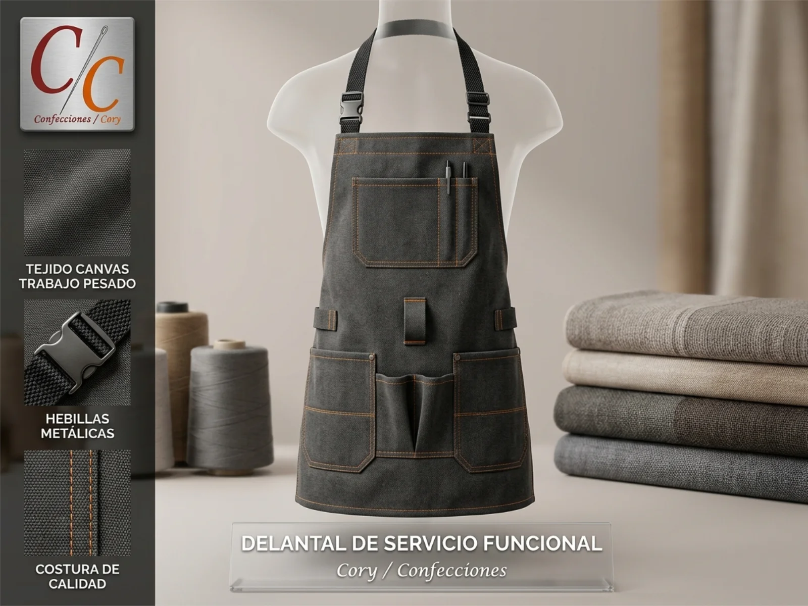 Delantales de servicio de Confecory en Chile