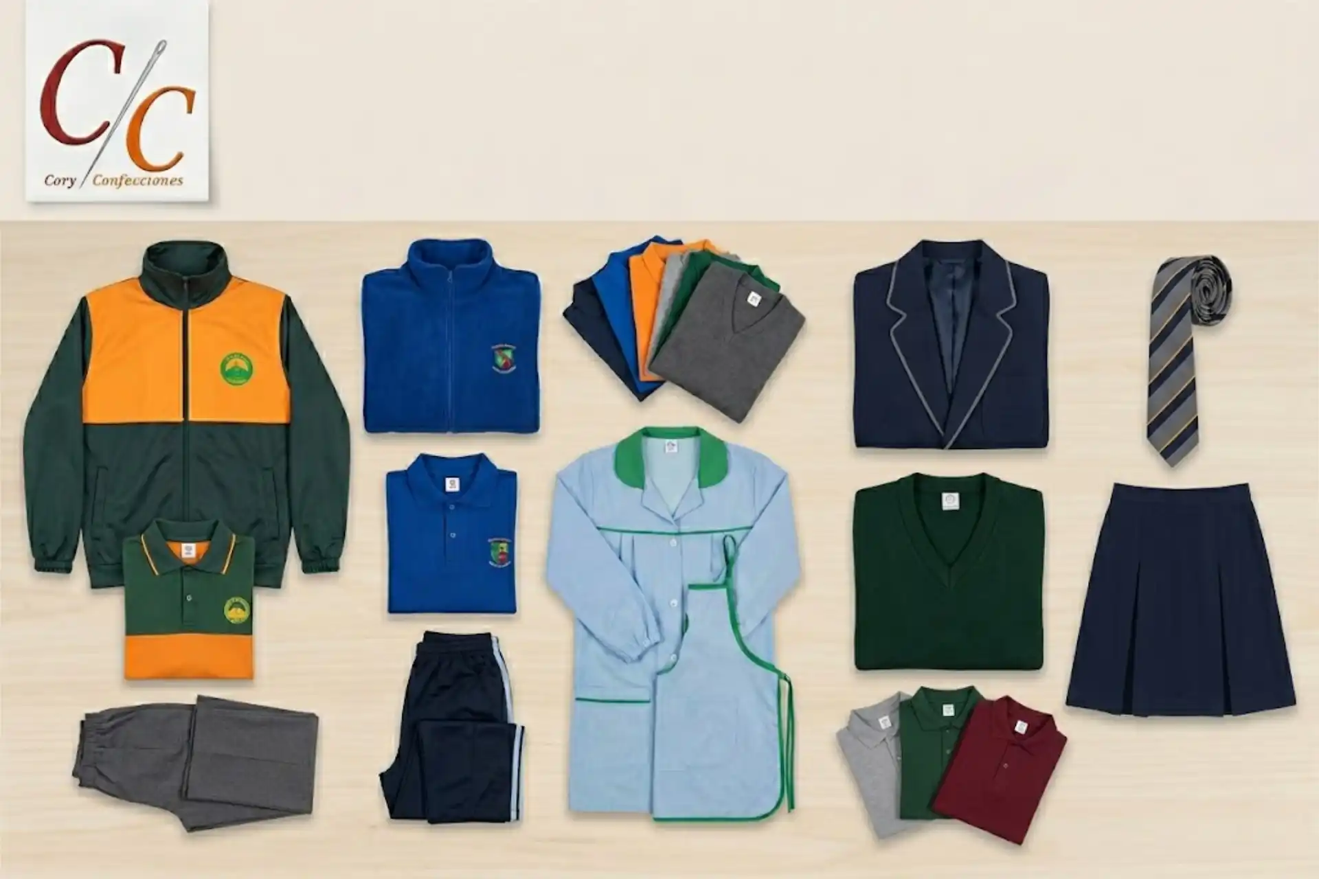 Uniformes y ropa escolar personalizada en Chile de Confecory en Chile