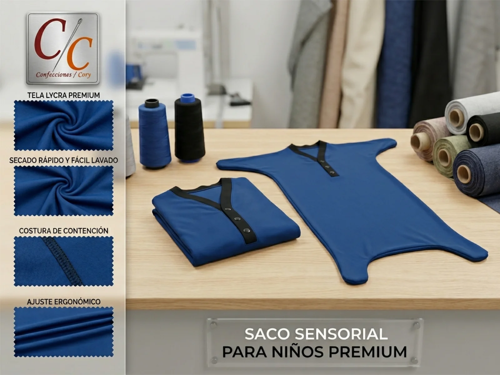 Sacos de compresión sensorial de Confecory en Chile