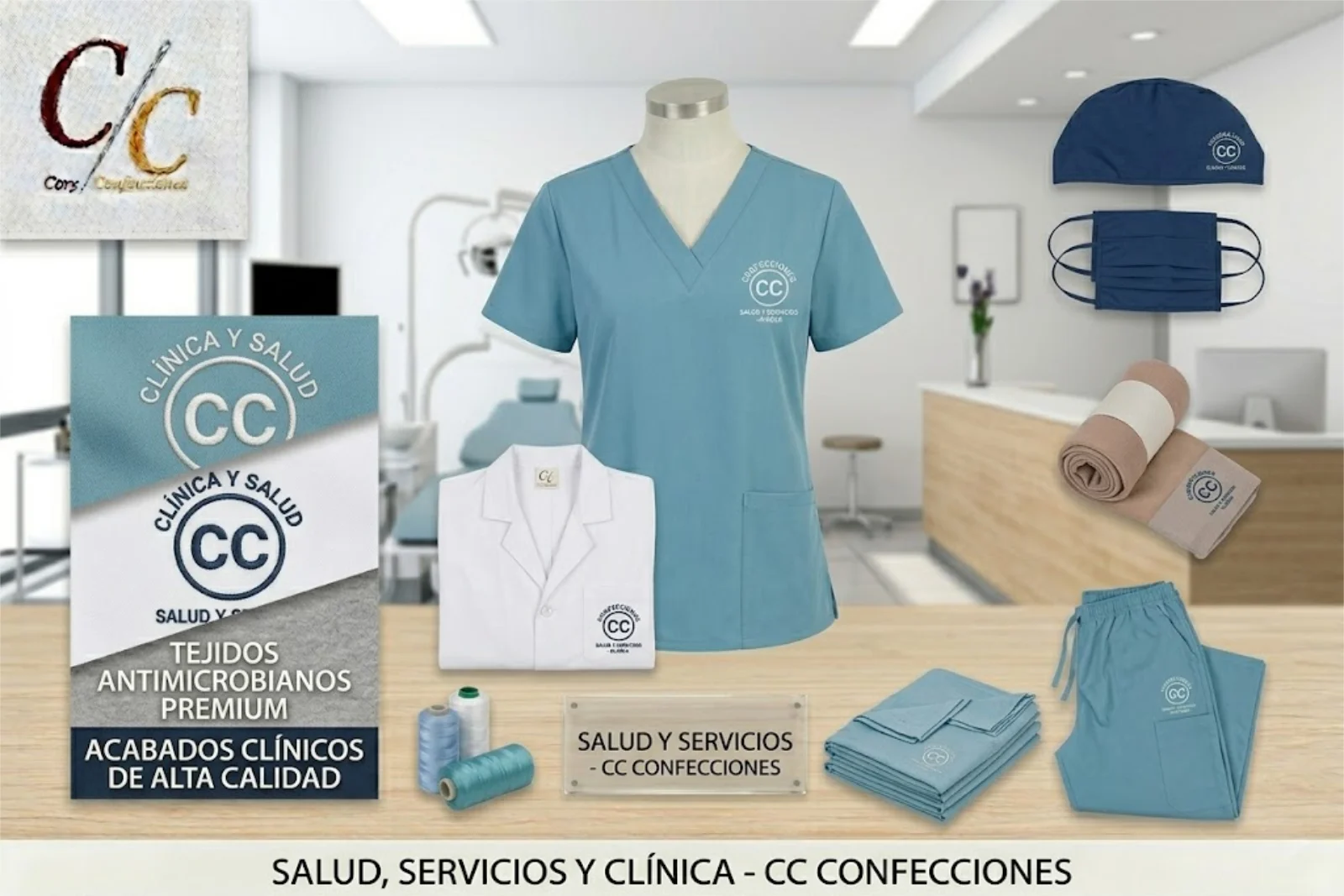 Uniformes clínicos para profesionales de la salud de Confecory en Chile